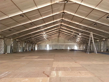 German Hanger On Rent Mumbai, Aluminium German Hanger Tent Hire Mumbai