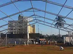 Transparent German Hanger Tent on Rent Mumbai