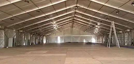 Transparent German Hanger Tent on Rent